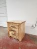Custom Bedroom Dresser and 2 matching nightstands | Storage by Limitless Woodworking. Item made of maple wood works with mid century modern & contemporary style