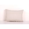 Turkish Herki Kilim Lumbar Pillow Cover, Organic Wool Cushio | Cushion in Pillows by Vintage Pillows Store
