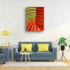 No Brake Zone - Original Oil Pastel Drawing  - Op Art Geometric Motion | Drawings by Eman's Gallery
