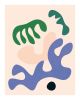 Midcentury Modern wall art, Colorful Abstract wall art | Prints by Capricorn Press. Item made of paper works with boho & minimalism style