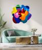 Large Mirrored Acrylic Multicolor Wall Art | Wall Sculpture in Wall Hangings by uniQstiQ