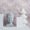 *Lisbon Rose Over Gold Leaf | Wallpaper in Wall Treatments by Wallcovetings by Brenda Houston. Item composed of fabric and paper
