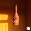 Vesa Terracotta Pendant Lamp | Pendants by Lit Lamps - Sustainable Mindful Lighting. Item works with asian & rustic style