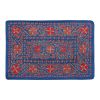 Silk Suzani from Uzbekistan, Central Asia Blue Silk Samarkan | Tablecloth in Linens & Bedding by Vintage Pillows Store