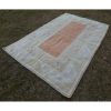 1970s Vintage Pastel Handwoven Turkish Oushak Rug | Area Rug in Rugs by Vintage Pillows Store. Item made of cotton