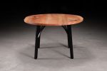 Round Maple Dining Table | Tables by Urban Lumber Co.. Item composed of steel