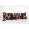 Ikat Bedding Velvet Pillow, Handwoven Silk Velvet Extra Long | Cushion in Pillows by Vintage Pillows Store