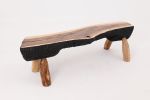 Live Edge Walnut Bench, Wabi-Sabi, Brutalist, Log Furniture | Benches & Ottomans by Logniture