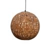 Orion Round Ball Hanging Lamp | Pendants by Home Blitz. Item composed of wood and metal in country & farmhouse or modern style