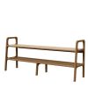 Wood Entryway bench, Shoe storage, Storage bench, Shoe bench | Benches & Ottomans by Plywood Project. Item made of oak wood compatible with minimalism and mid century modern style