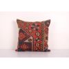 Vintage Turkish Oushak Rug Pillow Cover, Handmade Tan Carpet | Cushion in Pillows by Vintage Pillows Store