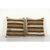 Vintage Hemp Turkish Kilim Pillow | Cushion in Pillows by Vintage Pillows Store. Item made of cotton
