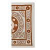 Suzani Wall Hanging Decor - Pastel Suzani Table Cloth - Uzbe | Tablecloth in Linens & Bedding by Vintage Pillows Store