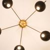 Helios Penta | Chandeliers by DESIGN FOR MACHA. Item composed of brass