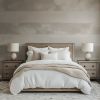 Horizontal Stripes in Toast - Classic Stripes Luxury Wallpaper Mural | Wall Treatments by ELLE WALLS