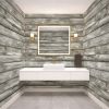 Weathered Wooden Plank  —  Rustic Farmhouse Luxury Wallpaper Mural | Wall Treatments by ELLE WALLS