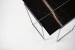 Kaus - Sahara noir side table | Tables by DFdesignLab - Nicola Di Froscia. Item made of steel with marble works with minimalism & contemporary style