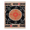 Suzani Boho Tablecloth- Mandarin Red Embrodiery Suzani Blank | Linens & Bedding by Vintage Pillows Store. Item made of cotton