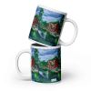 Coffee Mug - River Melody - Impressionist Landscape Art | Work by Eman's Gallery