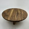 Custom Order Table - Walnut Round Dining Table - Live Edge | Tables by TigerWoodAtelier. Item composed of walnut compatible with minimalism and contemporary style