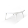 Sculpt Round Coffee Table | Tables by Tina Frey. Item composed of cement and synthetic