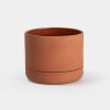 Franklin 17 Ceramic Self Watering Pot | Planter in Vases & Vessels by Greenery Unlimited. Item made of stoneware