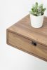 Floating Nightstand Drawer in Solid Walnut | Storage by Manuel Barrera Habitables. Item composed of walnut