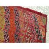 Table Decor Small Embroidered Turkish Rug, Handwoven Wall | Area Rug in Rugs by Vintage Pillows Store. Item composed of fiber