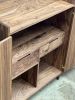 Liquor Cabinet with Glass Hangers, Bottle Storage, Drawers | Storage by Handhold Studio