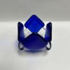 Transparent Blue Glass Candleholder | Candle Holder in Decorative Objects by Sand & Iron