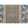 Vintage Wool Blue Turkish Rug - Designer Carpet 3'11" X 6'4" | Runner Rug in Rugs by Vintage Pillows Store. Item composed of cotton