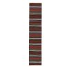 Vintage Striped Turkish Kilim Rug Runner - Stair Carpet | Runner Rug in Rugs by Vintage Pillows Store. Item made of fiber