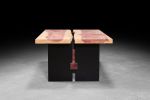 Redwood Canyon Outdoor Coffee Table | Tables by Urban Lumber Co.. Item composed of wood and steel