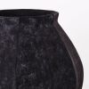 Wedges Vase Black | Work by District Loom