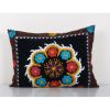 Suzani Ethnic Velvet Pillow Case Fashioned from a Mid-20th C | Cushion in Pillows by Vintage Pillows Store