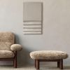 Textured Plaster Wall Art – Beige Monochrome Sculpture, Symmetric Relief | Wall Sculpture in Wall Hangings by Vaiva Art Atelier