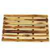 Haussmann® Teak Teak Spa Mat ST 28 L x 17 W x 2 in H Teak | Rugs by Haussmann®