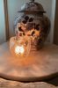 Campfire Crackle Votive | Candle Holder in Decorative Objects by Tucker Glass and Design`