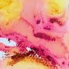Original Abstract Watercolor Painting: Matted & Framed Wall Art (5x7) | Paintings by Susi Schuele Art