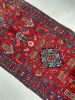 UNBELIEVABLY CHARMING Vintage Tribal Runner w/ Nomadic Motif | Runner Rug in Rugs by The Loom House. Item composed of fabric & fiber