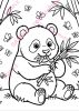 Cute Animals Coloring Pages Printable PDF | 15 Adorable Animal Coloring Sheets for Kids and Adults | Cat Dog Panda Owl Fox Turtle | Paintings by Colorize Paper Studio