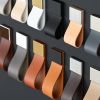 Leather loops MONACO-1-PURE | Pull in Hardware by minimaro - luxury furniture handles. Item made of copper with leather