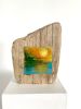 Sunset Shore | Mixed Media in Paintings by Susan Wallis. Item compatible with contemporary and modern style