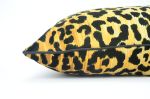 long lumbar leopard pillow // leopard print cushion  // long | Pillows by Velvet Fringe