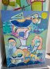 I Left My Belly on the Shore | Original Acrylic Painting | Oil And Acrylic Painting in Paintings by Aleea Jaques ,