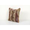 Striped Turkish Kilim Pillow, Bohemian Kilim Pillow | Sham in Linens & Bedding by Vintage Pillows Store. Item made of cotton & fiber