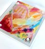 Acrylic Block Heart Painting: Loud Love (No. 1 of 10) | Mixed Media in Paintings by carrie song