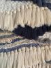 modern nautical wave fringe weaving | Tapestry in Wall Hangings by Wolfpit Studio. Item made of wood & cotton compatible with contemporary and country & farmhouse style