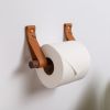 Bathroom Bundle Kit [Flag End] | Hook in Hardware by Keyaiira | leather + fiber | Artist Studio in Santa Rosa. Item composed of leather