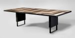Domino Mid-Century Modern Dining Table | Tables by Lara Batista. Item composed of wood